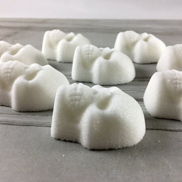 Gothic Valentine Skull Sugar Cubes Heart Shaped Box
