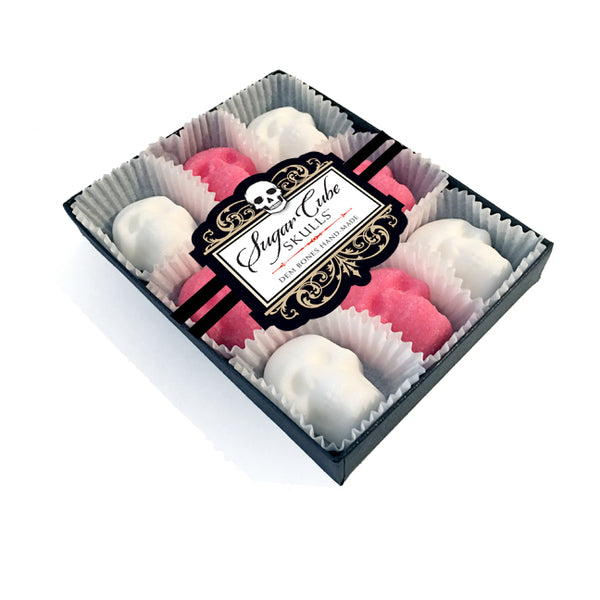 Pastel Skull Sugar Cubes / 9-Pack Gift Box